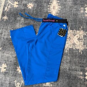 HeartSoul Royal Blue Scrub Pant NWT